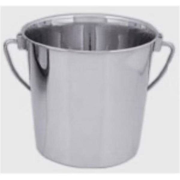 2 Quart Bucket - Stainless Steel, Petpride, Mfr#: PE473393