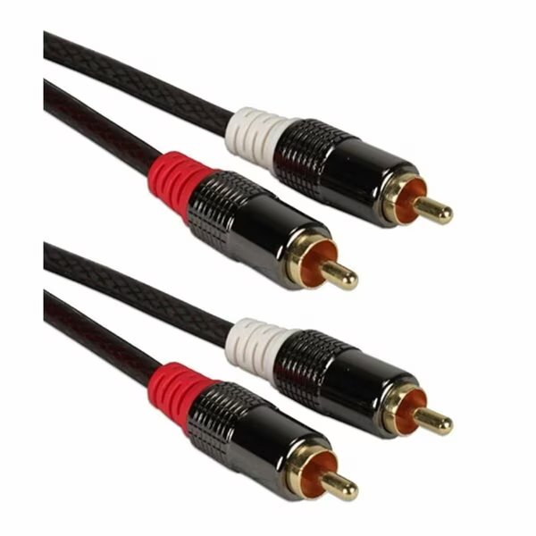 25 ft. Dual-RCA Premium Component Audio Combo Cable, Qvs, Mfr#: RCA2A-25