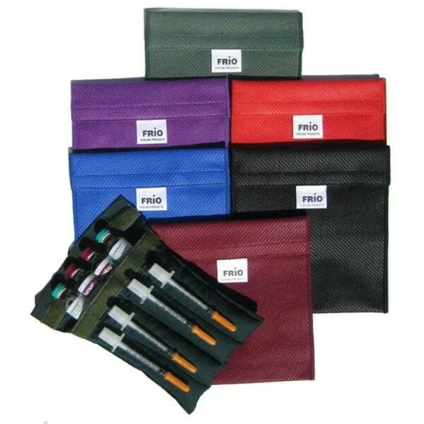 Insulin Cooling Small Wallet- Burgundy- 5.5 in. x 6 in., Frio, Mfr#: 1130SmBurg