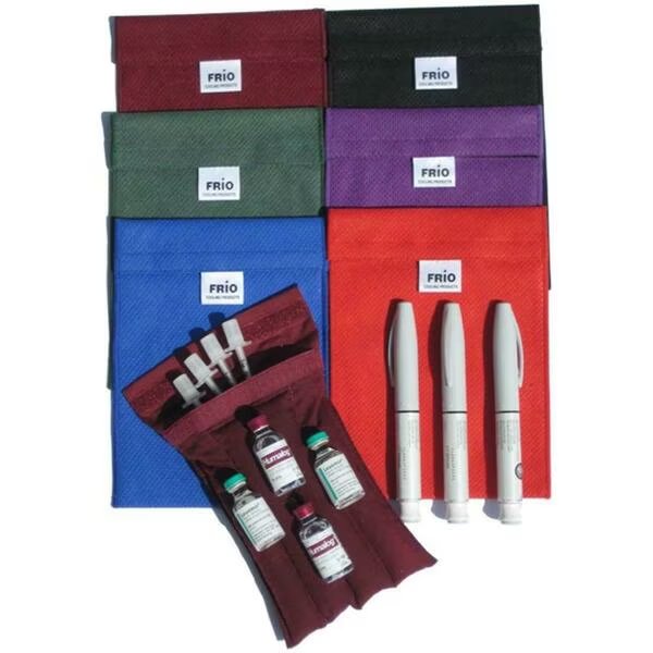 Insulin Cooling Large Wallet- Burgundy- 7 in. x 5.5 in., Frio, Mfr#: 1130LgBurg