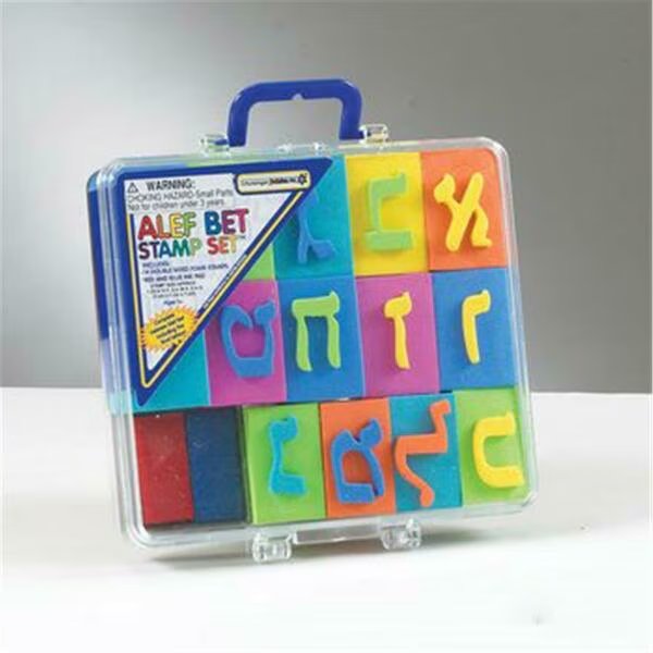 Alef-Bet EVA Stamp Set in Carrying Pack - Pack Of 6, Rite Lite, Mfr#: TY-14445