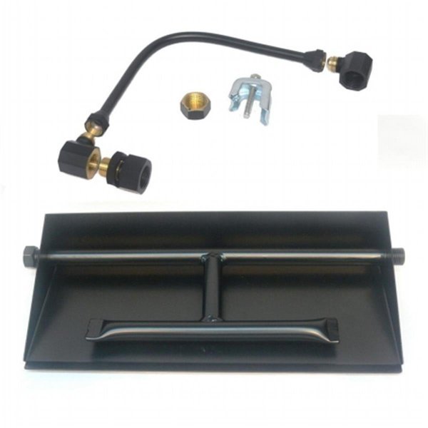 21 in. Powder Coated Dual Burner Pan KitLiquid Propane, Sleep Ez, Mfr#: SL940280