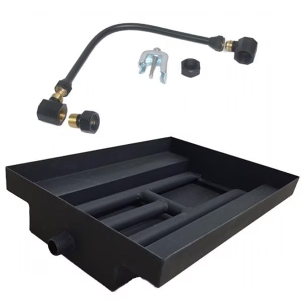 15 in. Powder Coated Burner Island Kit, Natural Gas, Tretco, Mfr#: OB2BB-BK2-18-NG