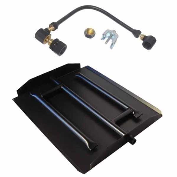23 in. Powder Coated Triple Extra Flame Burner Kit, Liquid Propane, Tretco, Mfr#: OB3-BK2-24-LP