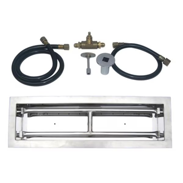 30 in. Stainless Steel Drop-In Rectangular Burner Kit, Natural Gas, Sleep Ez, Mfr#: SL2646347