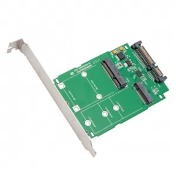 M.2 NGFF & mSATA SSD to SATA III with Standard & Low Profile Brackets, Skilledpower, Mfr#: SK121739