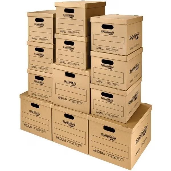 Fellowes SmoothMove S/M Classic Moving Box Kit, Fellowes, Mfr#: FEL7716401