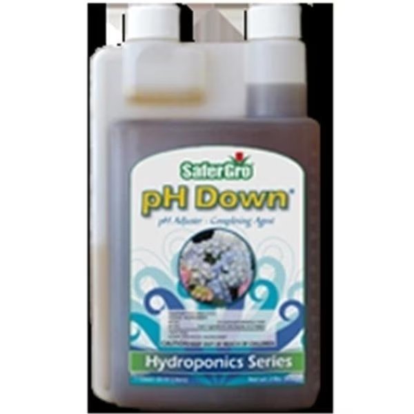 Safer Gro 9920Q pH Down Acidifier; 1 Quart, Safer Gro, Mfr#: 9920Q