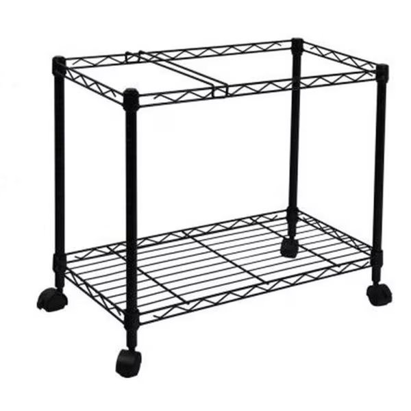 Oceanstar 1MRC1491 Portable 1-Tier Metal Rolling File Cart; Black , Oceanstar, Mfr#: 1MRC1491