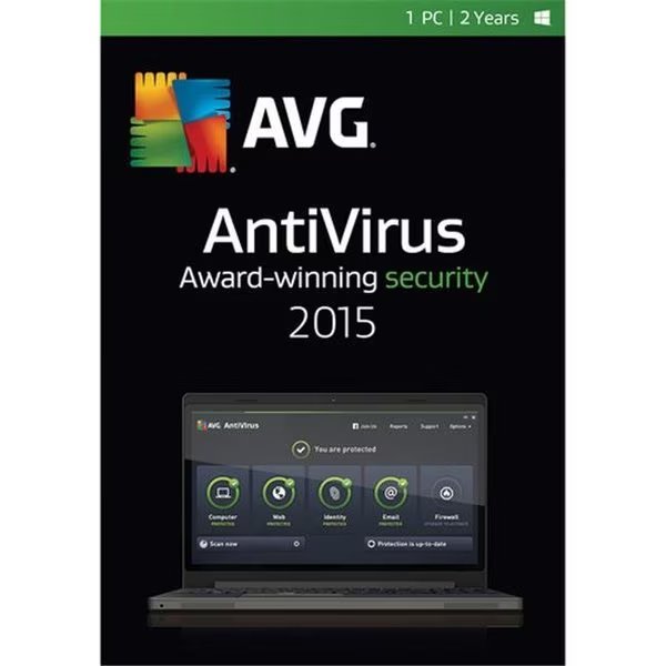 Avg AV15N24EN001 AVG AntiVirus 2015 - 1 user 2 Years, Avg, Mfr#: AV15N24EN001