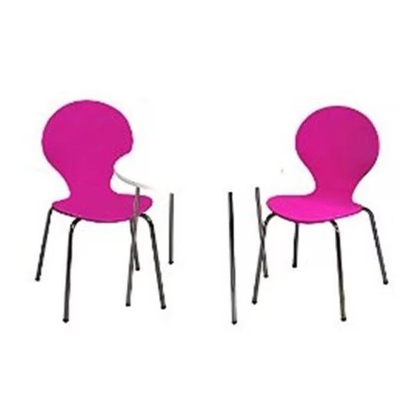 Giftmark 3012PU Modern Childrens Table and  2 Chair Set with Chrome Legs - Purple, Giftmark, Mfr#: 3012PU