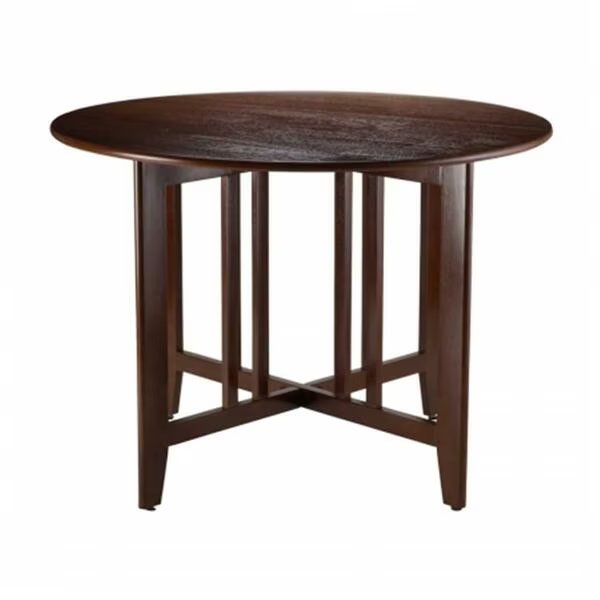 Alamo Double Drop Leaf Round 42'' Table Mission, Winsome Trading, Mfr#: 94142