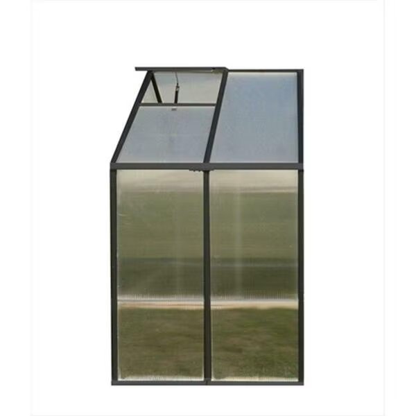 Monticello 8 X 4 Ft. Greenhouse Extension - Black - Premium, Riverstone Industries, Mfr#: Mont-4-BK-Premium