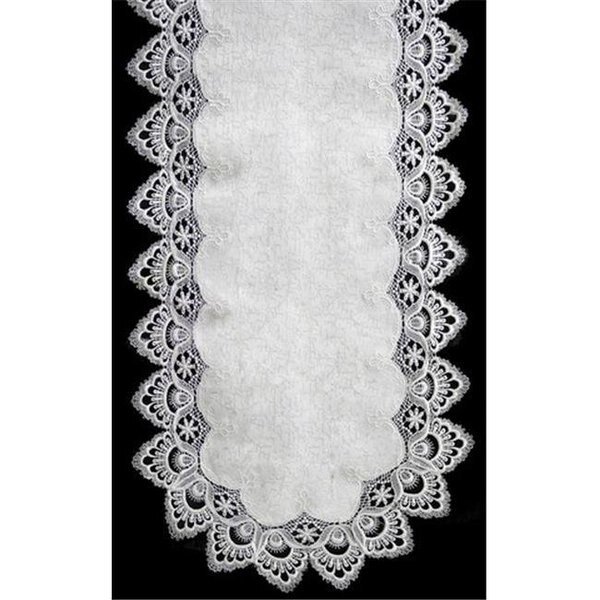 Sinobrite H8139-F1 White Lace Round Doily; 16 in., Sinobrite, Mfr#: H8139/F1(016)