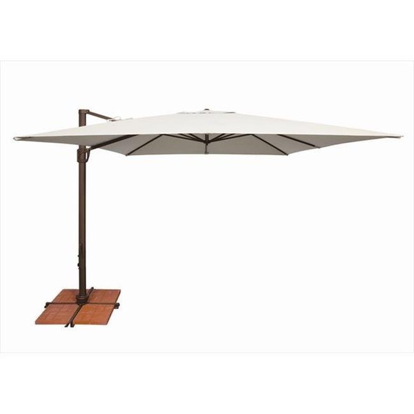 SimplyShade 10 ft. Bali Square Cantilever Umbrella With Cross Base  Natural, Simplyshade, Mfr#: SSAD45-10SQ00-A5404