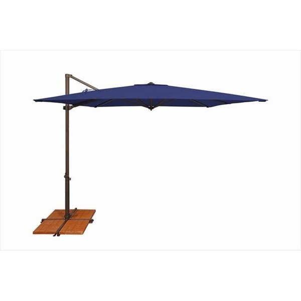 SimplyShade 8.6 ft. Skye Square Rotating Cantilever Umbrella With Cross Base  Sky Blue, Simplyshade, Mfr#: SSAG5A-86SQ00-D2406