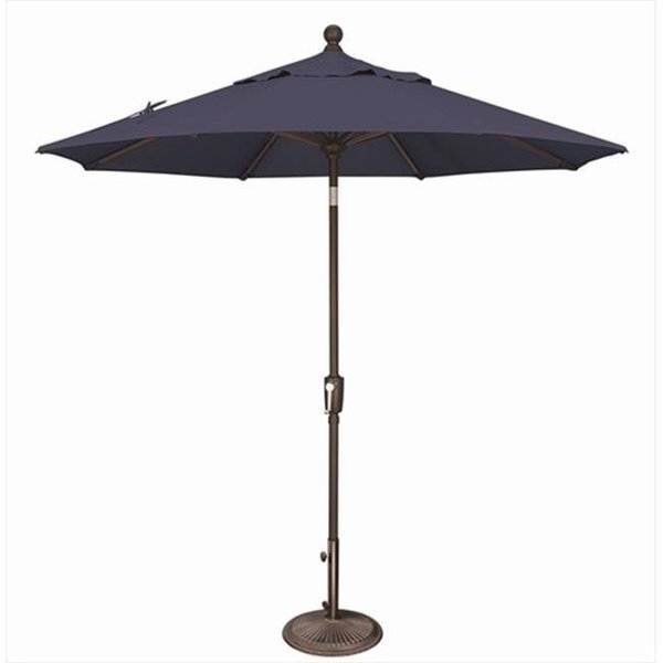 SimplyShade 7.5 ft. Octagon Push Button Tilt Market Umbrella  Navy, Simplyshade, Mfr#: SSUM92-7500-A5439