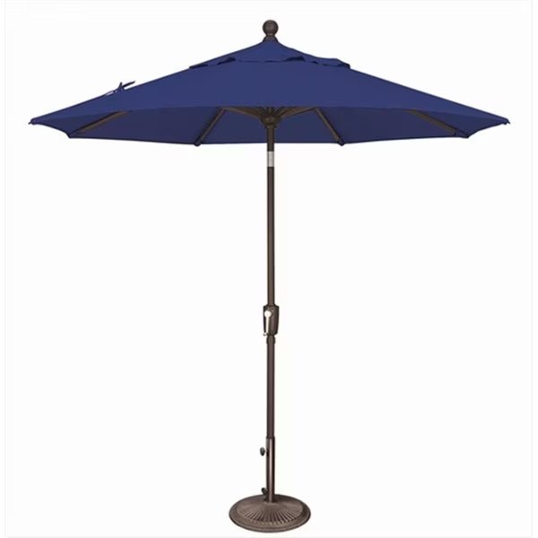 7.5 ft. Octagon Push Button Tilt Market Umbrella Sky Blue, Gan Eden, Mfr#: GA2650484