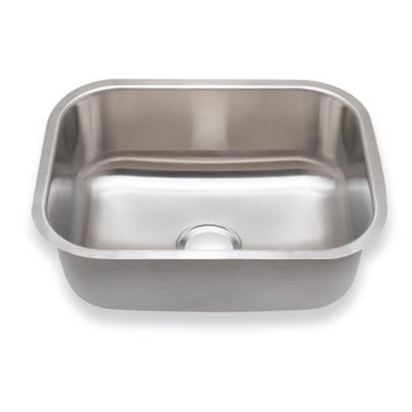 Undermount Single Bowl Kitchen Sink, 23.25 x 17.75 x 9 in., Razoredge, Mfr#: RA2650624