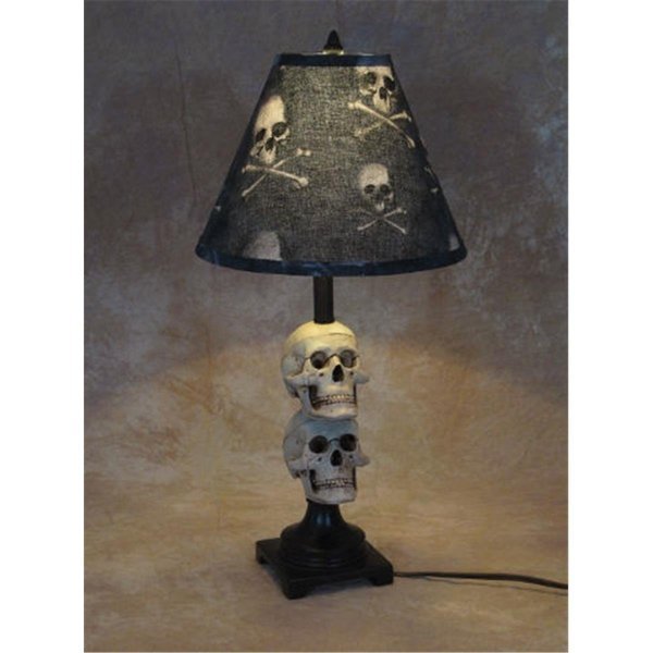 2 med. Skull desk lamp with bone shade, Perfectpretend, Mfr#: PE1413054