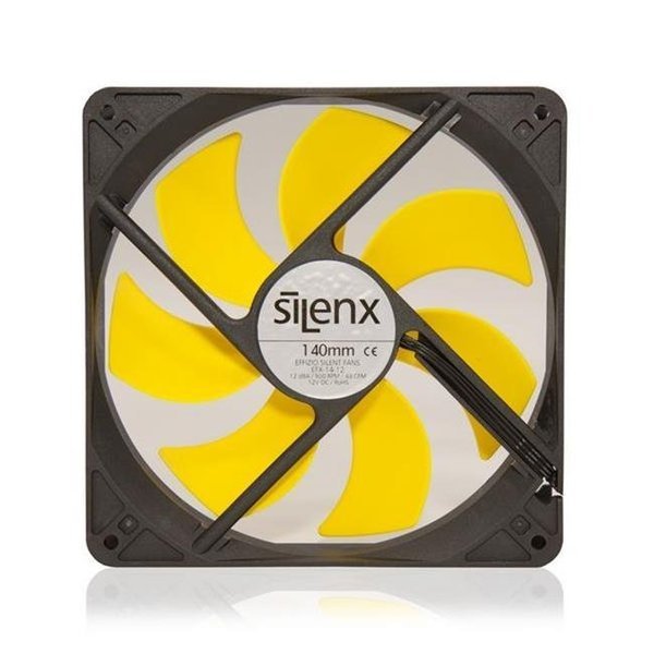 SilenX EFX-14-12 140 mm. 12DBA Fluid Dynamic Bearing Fan, Silenx, Mfr#: EFX-14-12