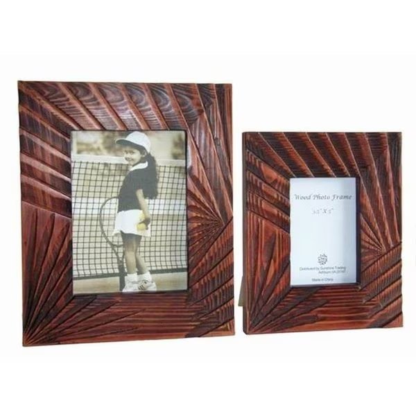 Sunshine Trading ST-05-7 Handmade Wood Photo Frame - 5 x 7 Inch, Sunshine Trading, Mfr#: ST-05-7