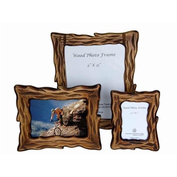 Handmade Wood Photo Frame - 5 x 7 Inch, Sunshine Trading, Mfr#: SU460687
