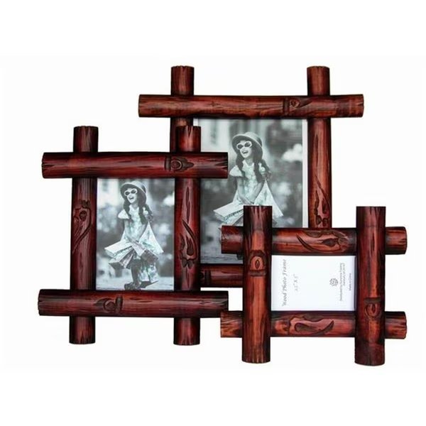 Handmade Wood Photo Frame - 3.5 x 5 Inch, Sunshine Trading, Mfr#: SU460691