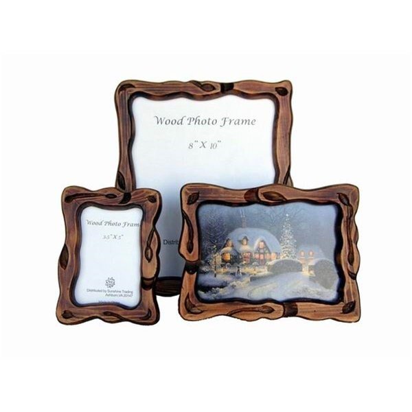 Handmade Wood Photo Frame - 3.5 x 5 Inch, Sunshine Trading, Mfr#: SU460702