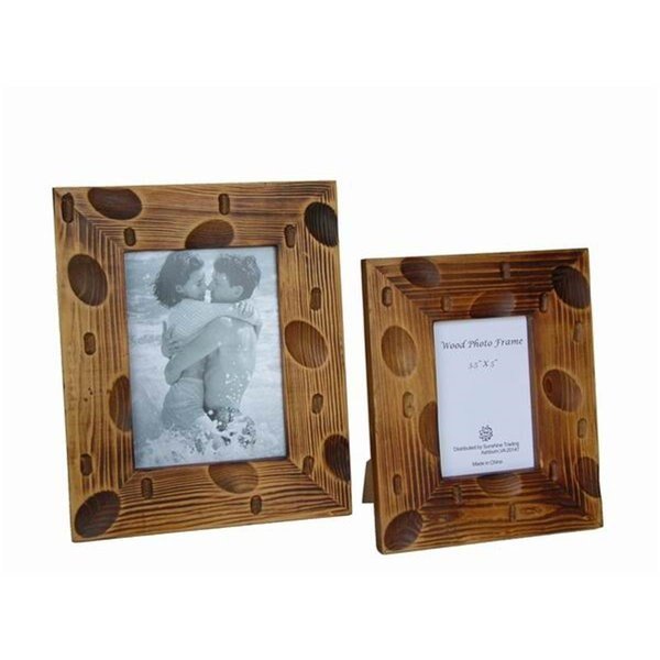 Handmade Wood Photo Frame - 3.5 x 5 Inch, Sunshine Trading, Mfr#: SU460707
