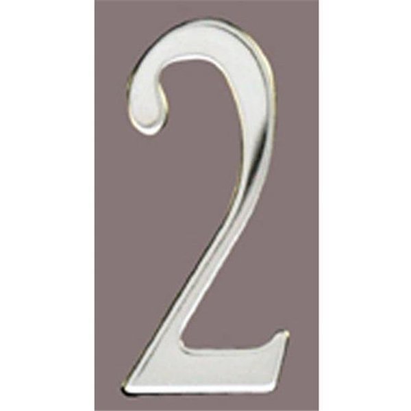 Mailbox Accessories SS2-Number 2 Stnls Steel Address Numbers Size - 2  Number - 2-Stainless Steel, Mailbox Accessories, Mfr#: SS2-Number 2