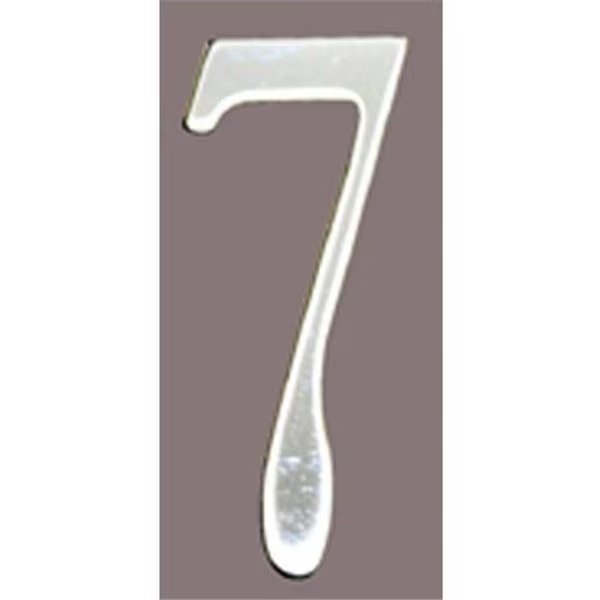 Mailbox Accessories SS2-Number 7 Stnls Steel Address Numbers Size - 2  Number - 7-Stainless Steel, Mailbox Accessories, Mfr#: SS2-Number 7