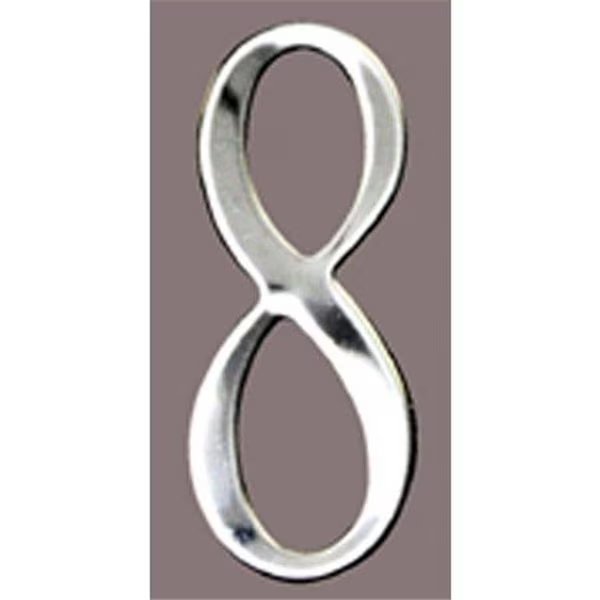 Mailbox Accessories SS2-Number 8 Stnls Steel Address Numbers Size - 2  Number - 8-Stainless Steel, Mailbox Accessories, Mfr#: SS2-Number 8