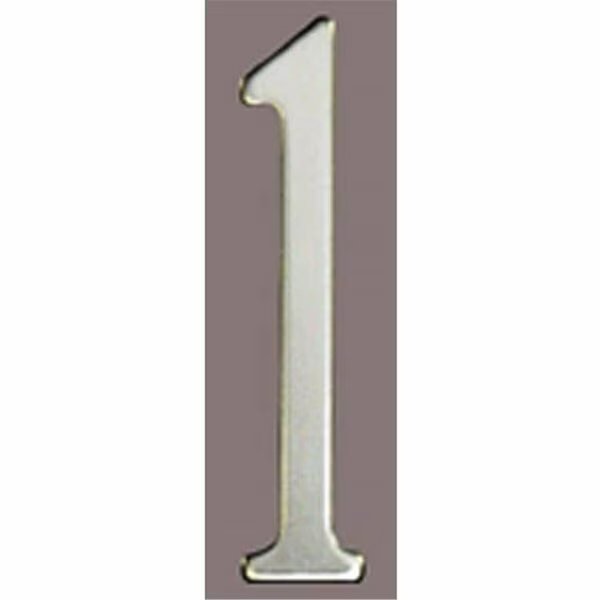 Stnls Steel Address Numbers Size - 3 Number - 1-Stainless Steel, Mailbox Accessories, Mfr#: SS3-Number 1