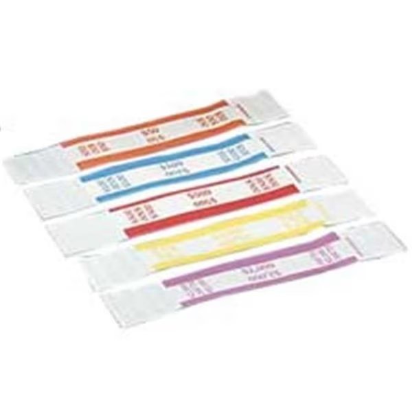 Sparco Products SPRBS2000WK Bill Strap- 2000- White-Violet, Sparco Products, Mfr#: SPRBS2000WK