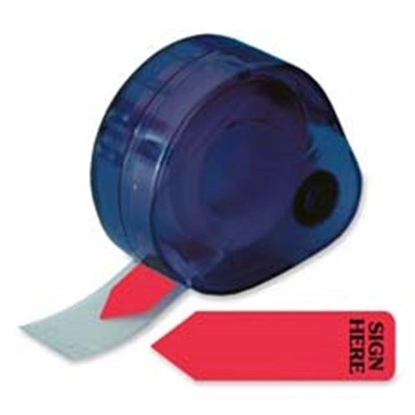 Redi-Tag Corporation RTG81054 Sign Here Reversible Arrow Flag- .56in.x1-.88in.- Red, Redi-Tag, Mfr#: RTG81054