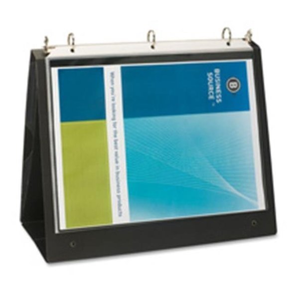 Presentation Binder- 1in. Capacity- 8-.50in.x11in.- Black, Davenport & Company, Mfr#: DA18399