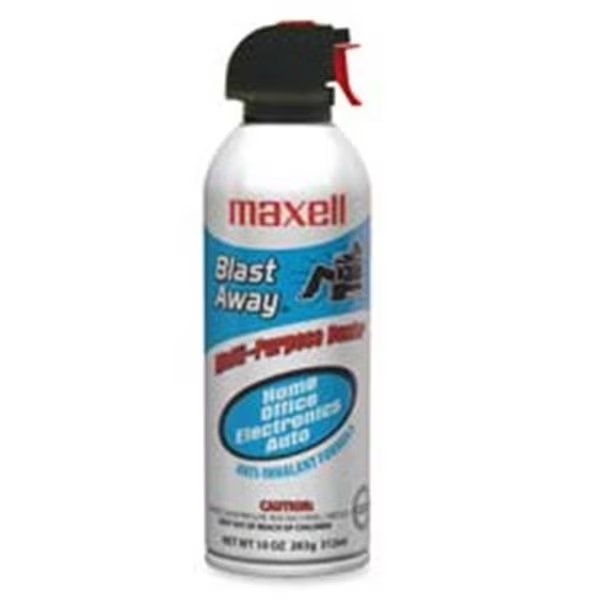 Maxell Corp. Of America MAX190025 Canned Air- Nonflammable- 10 oz., Maxell, Mfr#: MAX190025