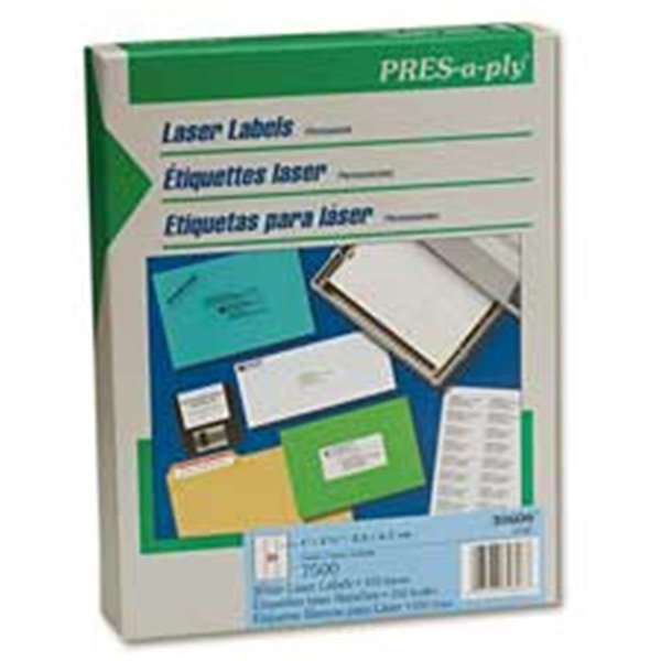 Consumer Products Laser Labels- Shipping- 2in.x4in.- White, The Workstation, Mfr#: TH18483