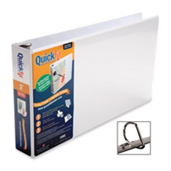 - Inc. Ledger Binder- D-Ring- 3in. Capacity- 11-.50in.x20in.- White, Stride, Mfr#: ST463375