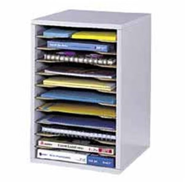 Company  Vertical Literature Organizer- 11Cmpnts- 10-.63in.x1-.88in.16in.- MOK, Roomfactory, Mfr#: RO824312