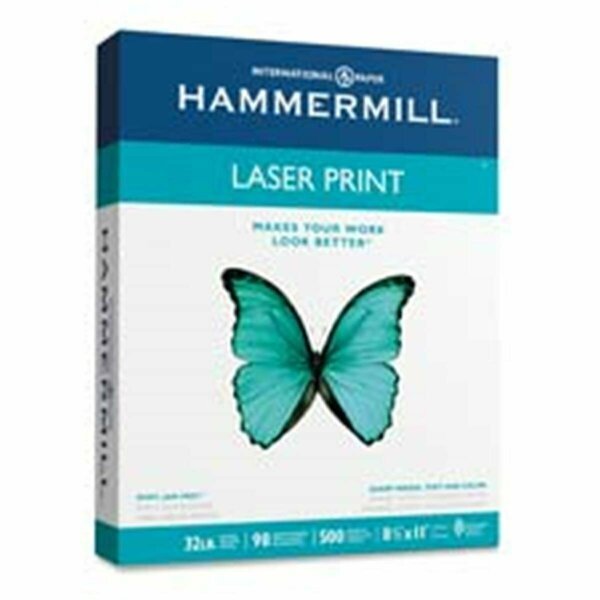 Laser Print Paper- 8-.50in.x11in.- 32 lb.- 98GE-112 ISO- White, Hammermill, Mfr#: HAM104646