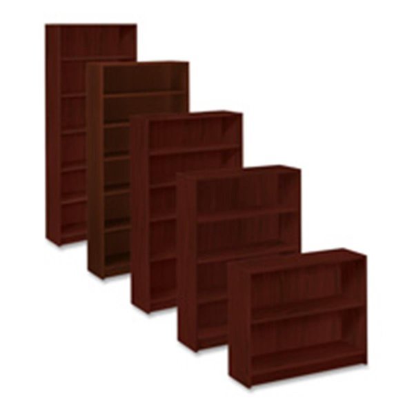 3 Shelf Bookcase- 36in.Wx11-.50in.Dx36-.13in.H- Mahogany, Highboy, Mfr#: HI127421