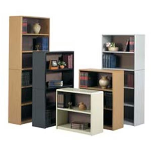 3 Shelf Bookcase- 31-.75in.Wx13-.50in.Dx41in.H- Gray, Betterbeds, Mfr#: BE2655530