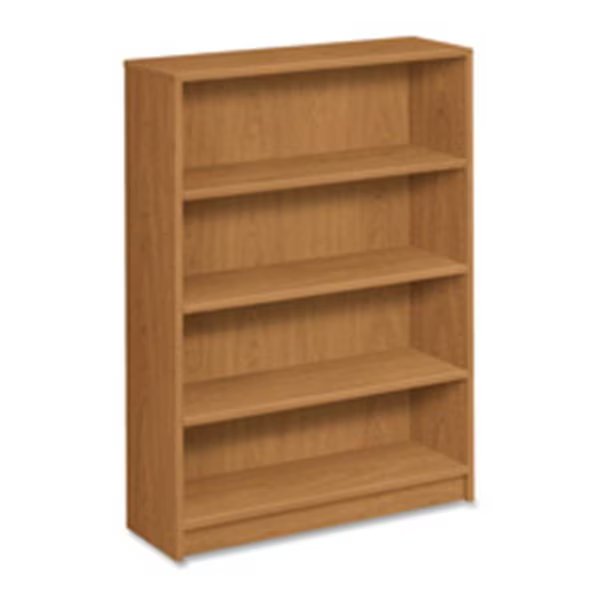 4-Shelf Bookcase- 36in.x11-.50in.x48-.75in.- Harvest, Highboy, Mfr#: HI127429