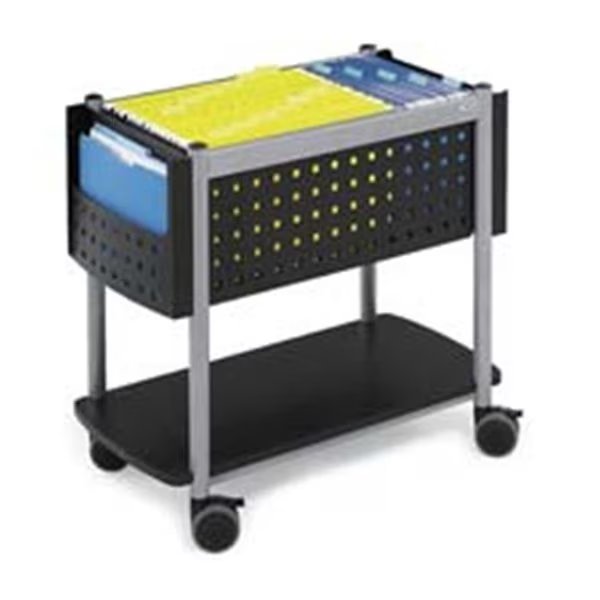 Company  Open Top Mobile File- w-4 Casters- 14-.75in.x28in.x26in.- Black, Betterbeds, Mfr#: BE939897