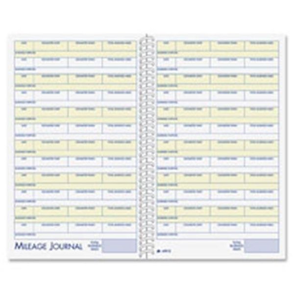 Adams ABFAFR12 Vehicle Mileage-Expense Jrnl; with Pckts;5.25 in. x 8.5 in.;64 Pg;WE, Adams, Mfr#: AFR12