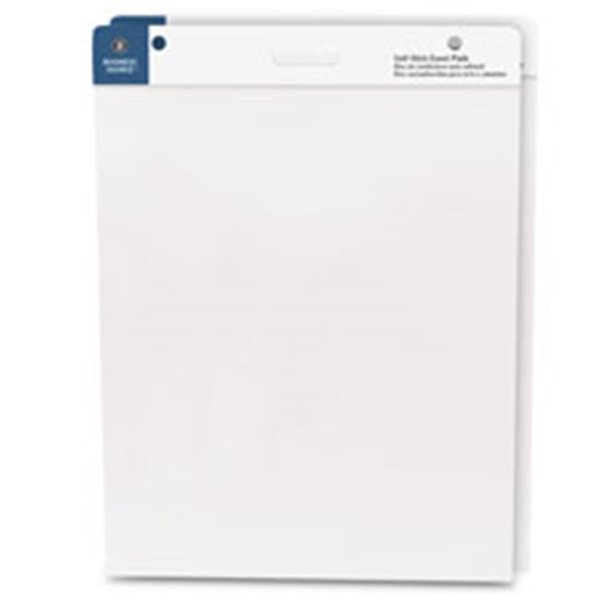 Self-Stick Easel Pads, 25 in. x 30 in., 30 Shts-Pad, 4-PK, White, Business Source, Mfr#: BU463850