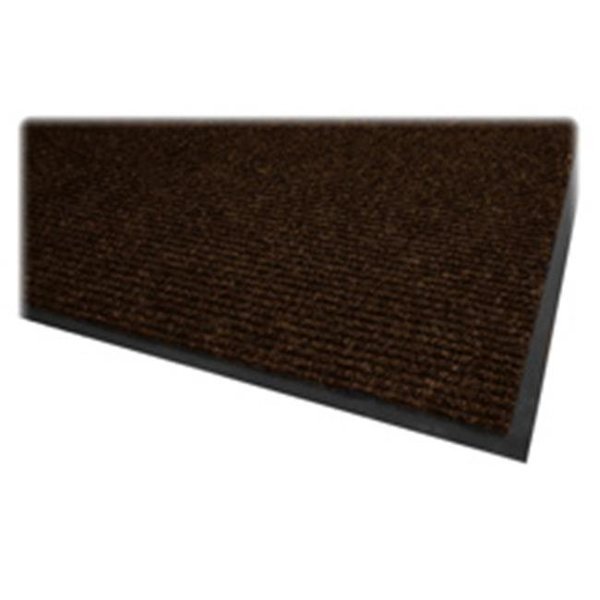 Dual Rib Indoor Mat; Vinyl Backing; 3 in. x 5 in.; Chocolate, Dwellingdesigns, Mfr#: DW789694