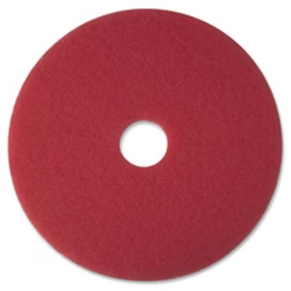 Buffer Pad; Removes Scuff Marks; 20 in.; 5-CT; Red, Seatsolutions, Mfr#: SE524496